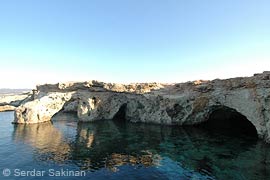 Sea cave in Northern Cyprus 