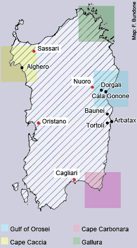 sardinia map