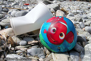 marine litter in the NMPANS, Greece