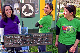 Summer volunteers on Alonissos