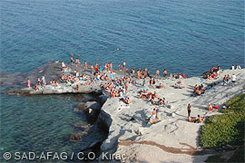 Close to the Ayıbalığı cave near Mordogan